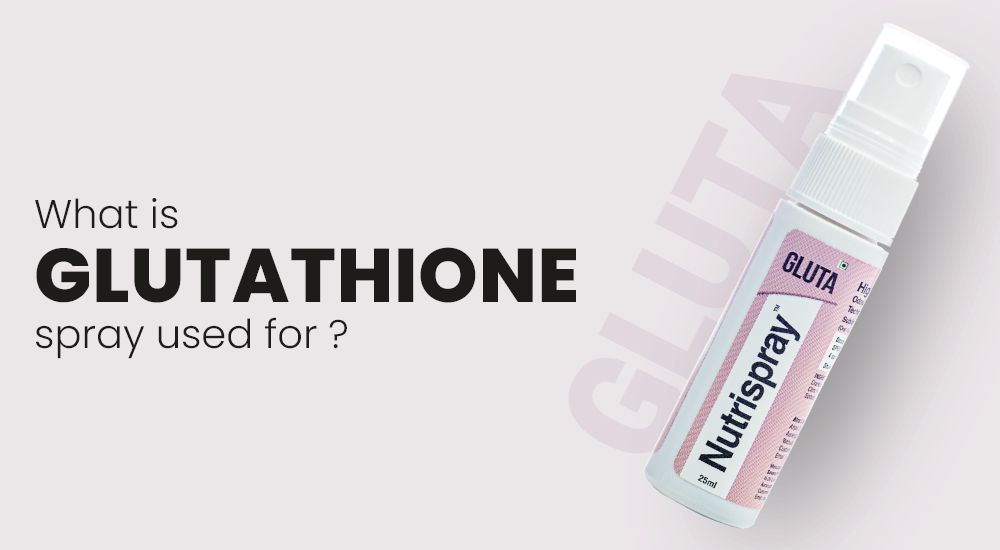 What is glutathione spray used for?