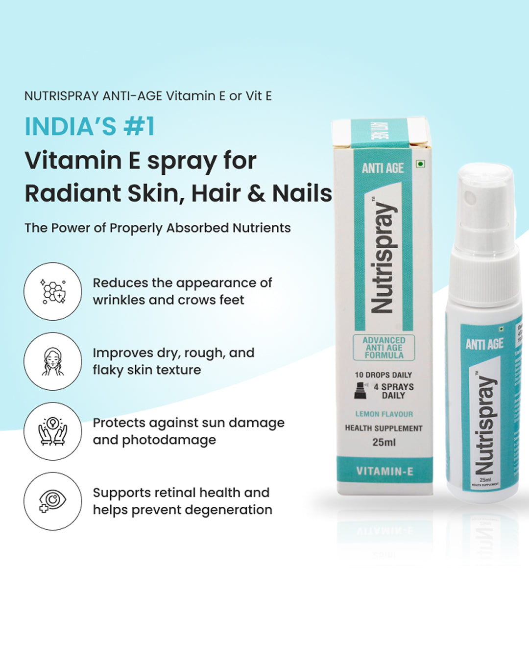 Vitamin E Clear Skin Mouth Spray