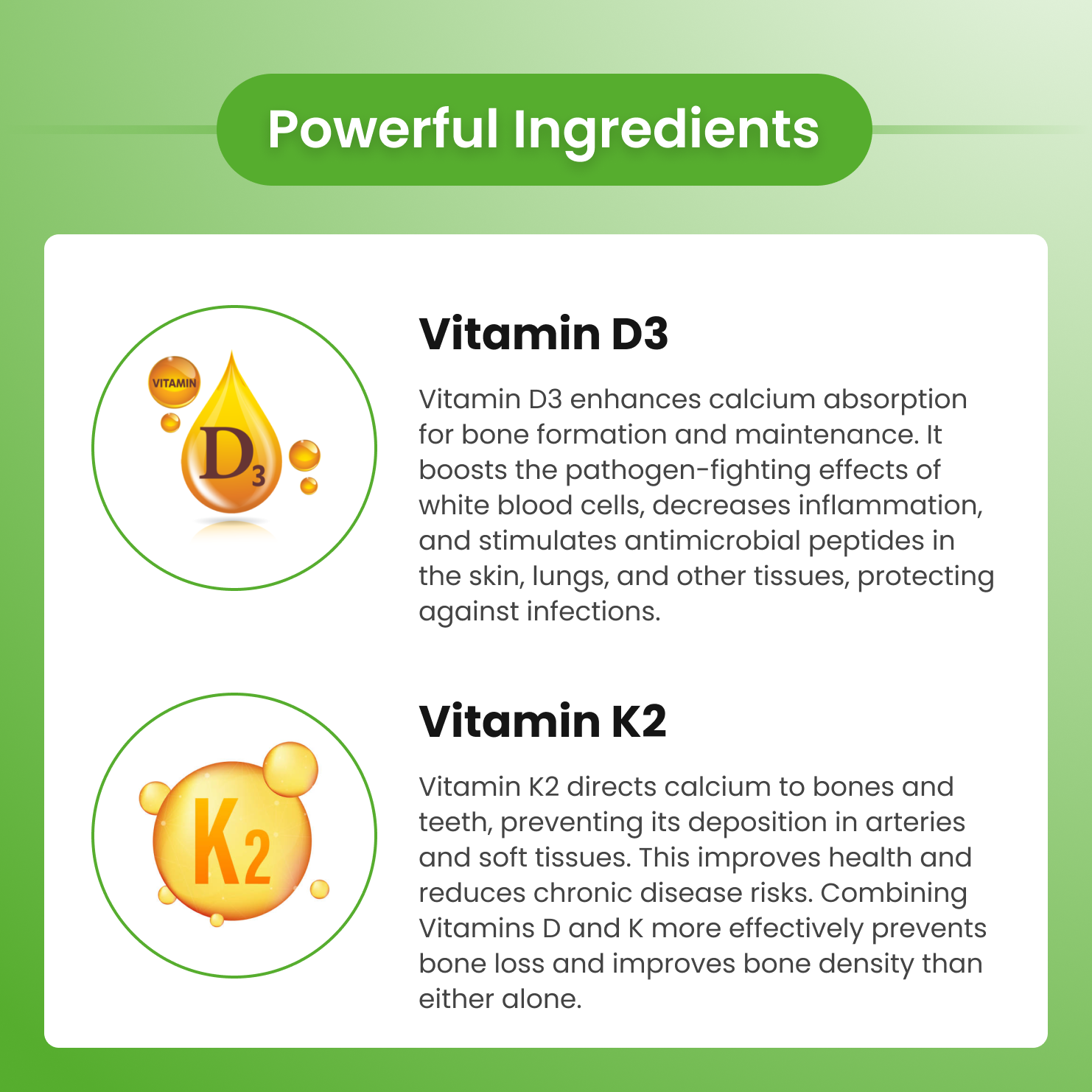 Vitamin D3 + K2 Immunity Booster Mouth Spray