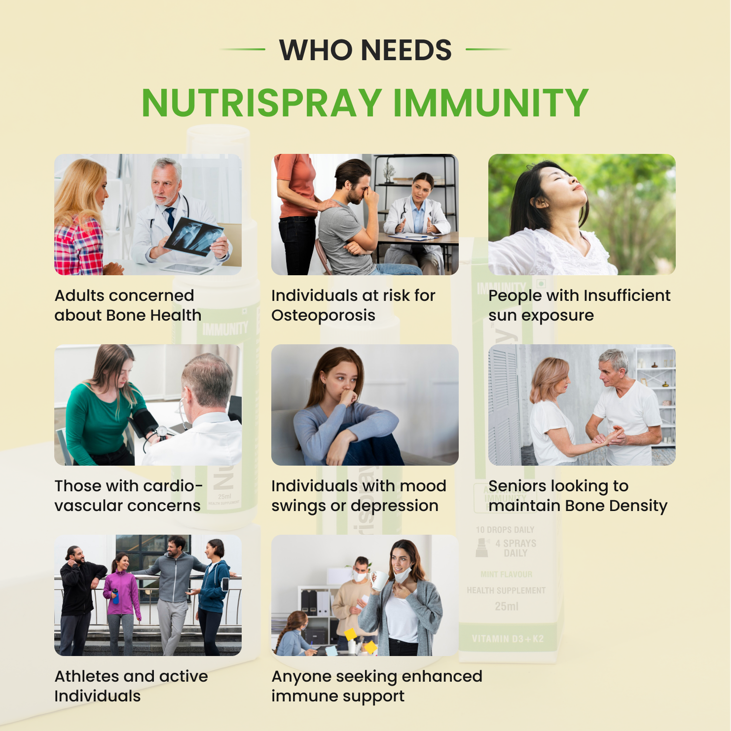 Vitamin D3 + K2 Immunity Booster Mouth Spray