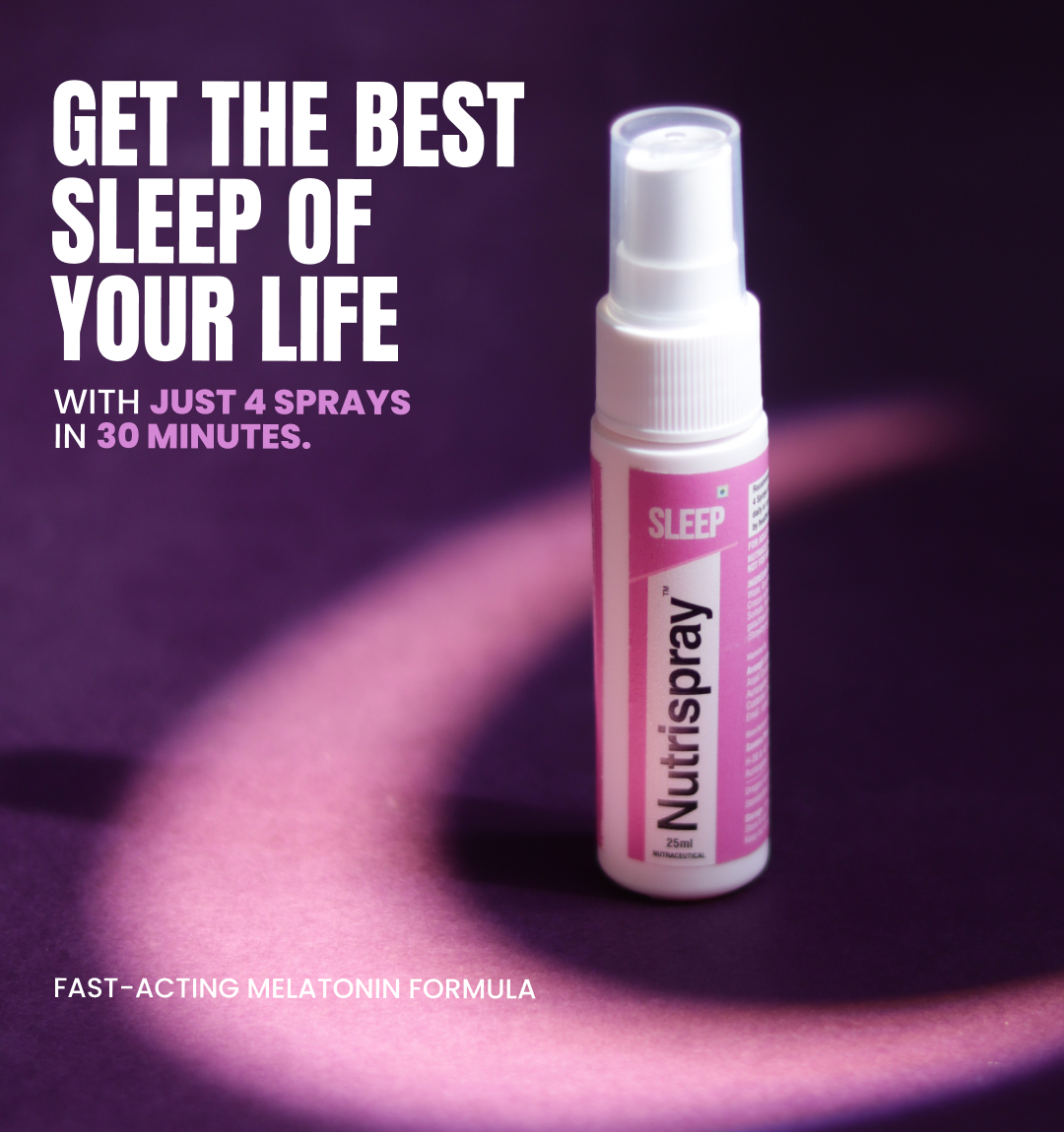 Nutrispray Sleep Mouthspray | Melatonin for Restful Sleep & Relaxation