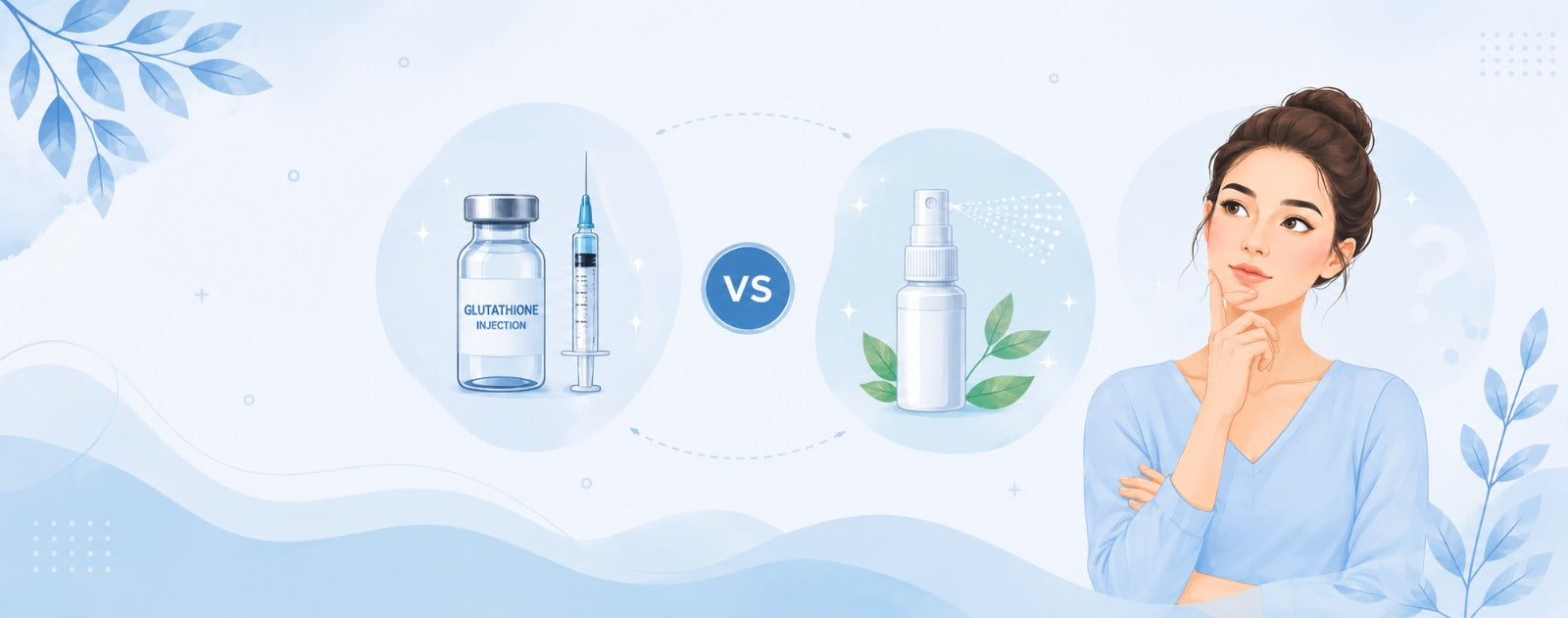 Glutathione Injections vs Oral Spray
