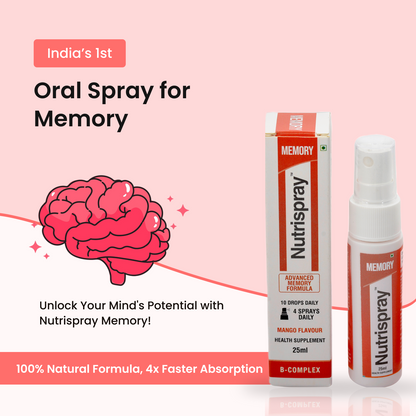 Nutrispray Memory: Enhance Concentration & Brain Health