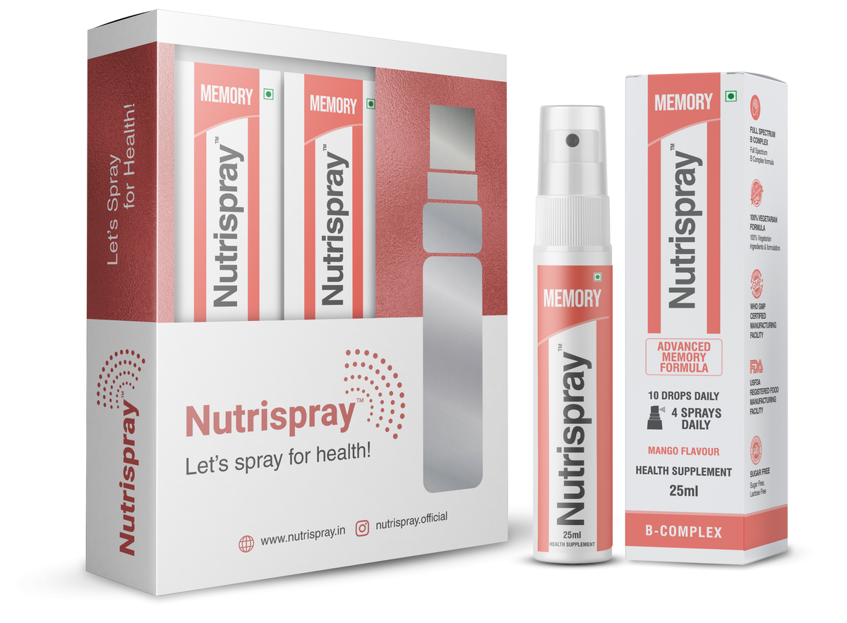 Vitamin B12 for Memory | Memory Enhancer Mouth Spray – Nutrispray
