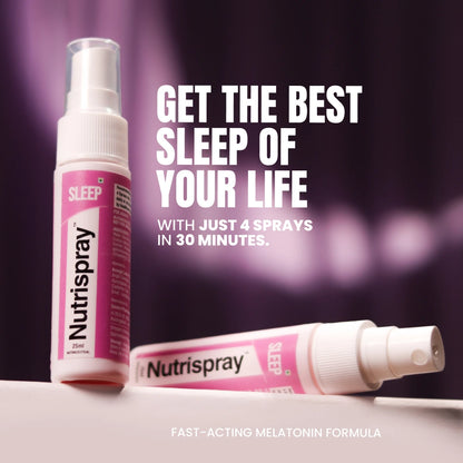 Nutrispray Sleep Mouthspray | Melatonin for Restful Sleep & Relaxation