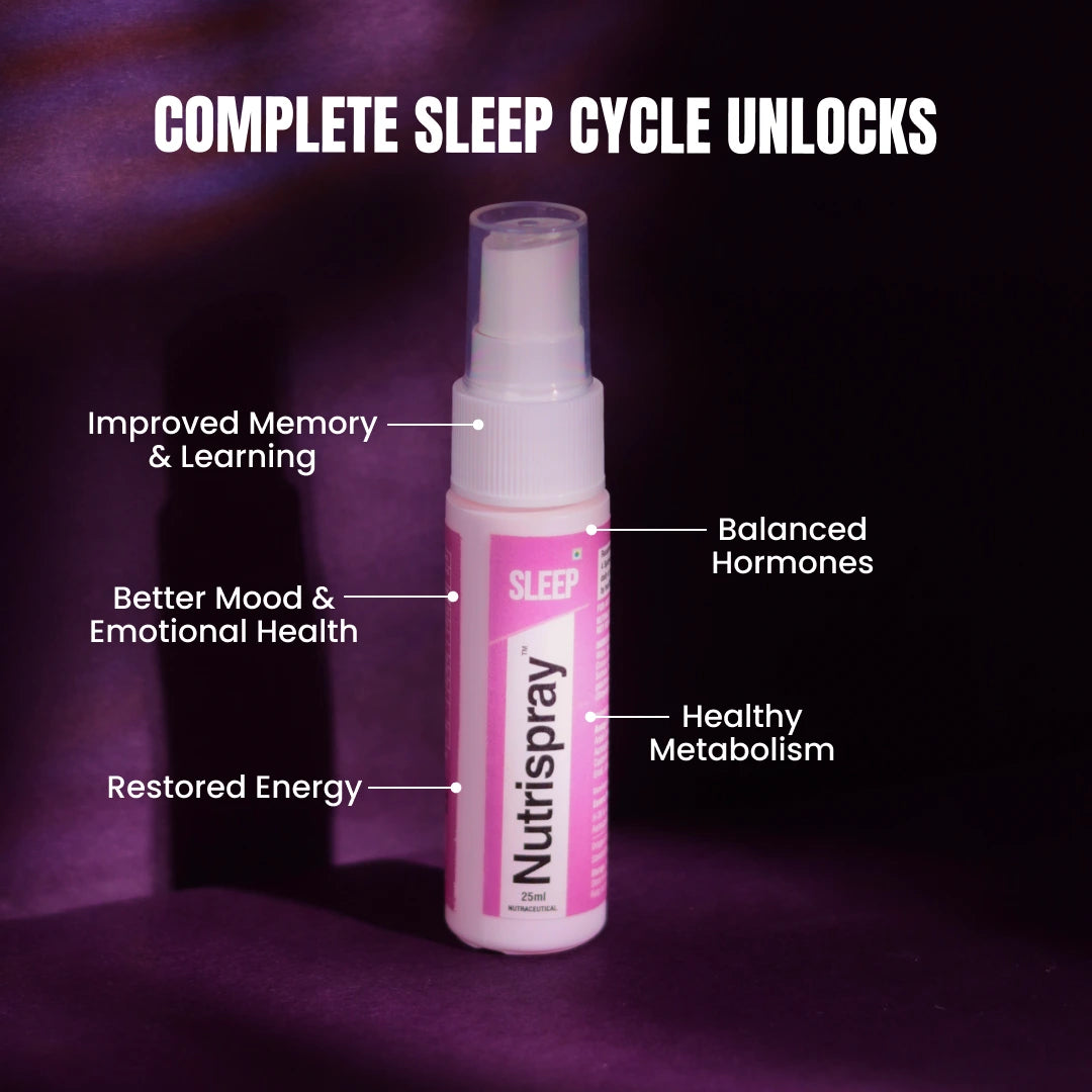 Nutrispray Sleep Mouthspray | Melatonin for Restful Sleep & Relaxation
