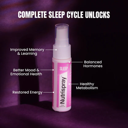 Nutrispray Sleep Mouthspray | Melatonin for Restful Sleep & Relaxation