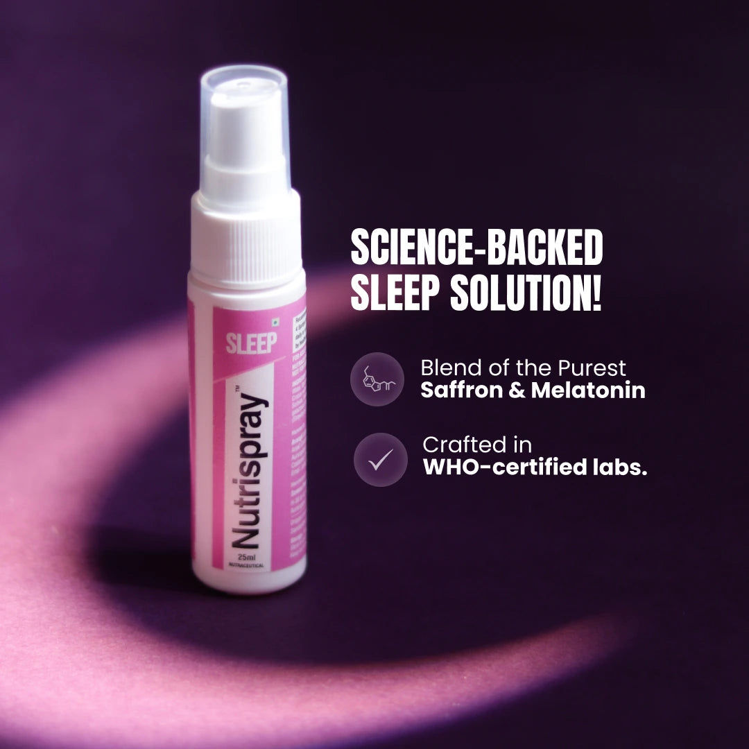 Nutrispray Sleep Mouthspray | Melatonin for Restful Sleep & Relaxation