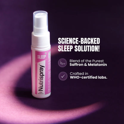 Nutrispray Sleep Mouthspray | Melatonin for Restful Sleep & Relaxation